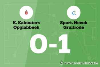 K. Janssen is goud waard voor Gruitrode B tegen Opglabbeek B