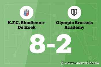 Rode-de-Hoek B verslaat Olympic Brussels Academy en blijft winnen