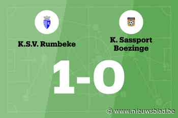 Moenens is goud waard voor SV Rumbeke tegen Sassport Boezinge