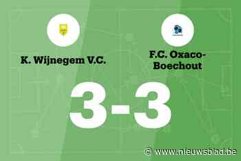 VC Wijnegem B sleept gelijkspel uit de brand in de thuiswedstrijd tegen FC Oxaco-Boechout