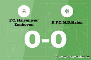 HW Zonhoven en Halen blijven steken op 0-0