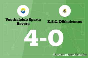 VC Sparta Bevere wint thuis van KSC Dikkelvenne B, mede dankzij twee treffers Laurier