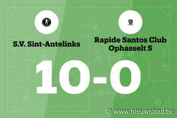 Zege voor SV Sint-Antelinks B thuis tegen Rapide Ophasselt