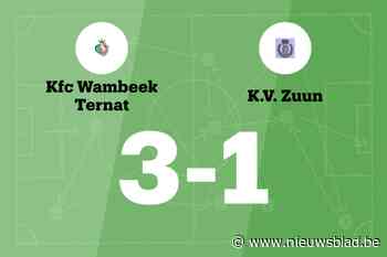 Wambeek Ternat B beslist duel met Zuun na rust
