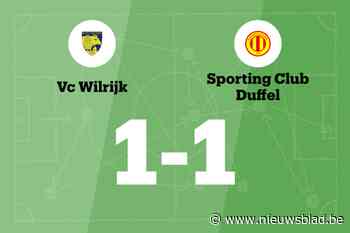 VC Wilrijk en SC Duffel delen de punten