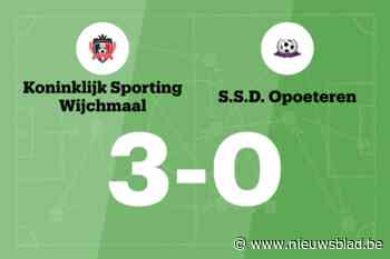 Wijchmaal wint thuis van Opoeteren