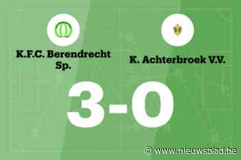 Berendrecht in tweede helft voorbij Achterbroek