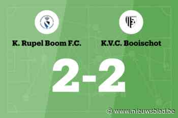 Ook Rupel Boom B houdt Booischot van zege af