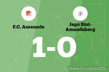 Van Beneden bezorgt FC Assenede zege tegen Jago St.-Amandsberg B