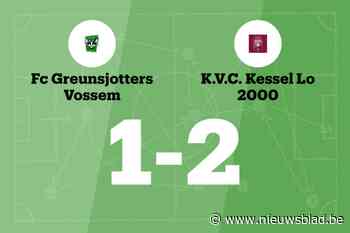 Kessel-Lo 2000 klopt Vossem en is al acht wedstrijden ongeslagen