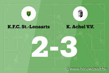 Achel VV beëindigt reeks nederlagen in de wedstrijd tegen Sint-Lenaarts