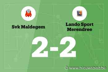 LS Merendree sleept gelijkspel uit de brand in de uitwedstrijd tegen SVK Maldegem