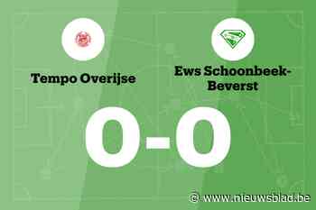 Winnende reeks van Tempo Overijse eindigt na wedstrijd tegen EWS Schoonbeek-Beverst