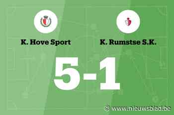 Hove in goede vorm na weer een overwinning