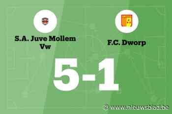 De Wigne scoort twee keer voor Juve Mollem in wedstrijd tegen Dworp