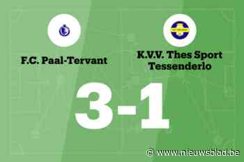 Paal-Tervant wint thuis van THES Sport B, mede dankzij twee treffers S. Reynders
