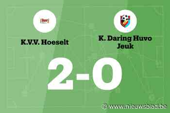 Overduidelijke overwinning voor Hoeselt tegen DH Jeuk