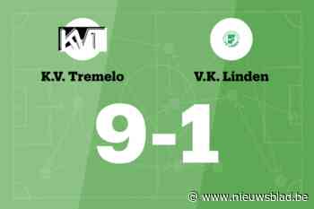 Doelpuntenfestijn bij Tremelo tegen Linden B