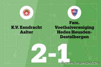 Eendracht Aalter wint het duel met KFV Hedes en beslist in de eerste helft