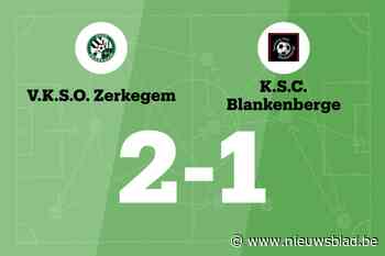 VKSO Zerkegem B verslaat SC Blankenberge B met 2-1 en eindigt reeks zonder overwinning