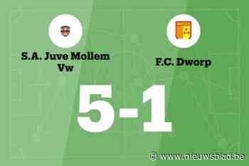 De Wigne scoort twee keer voor Juve Mollem in wedstrijd tegen Dworp