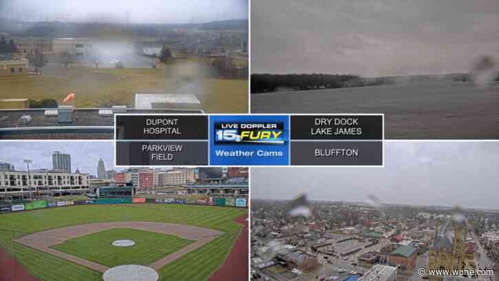 Tracking showers and windy conditions