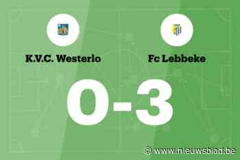 FC Lebbeke boekt overtuigende zege tegen Westerlo B