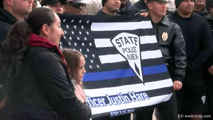 NMSP Officer Justin Hare's life celebrated by family, community
