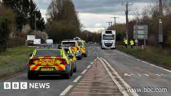 Motorcyclist dies after four-vehicle crash