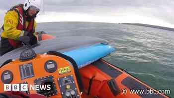 Kayaker rescued after being blown out to sea