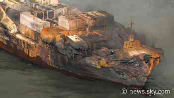 Russian captain of ship in North Sea crash appears in court