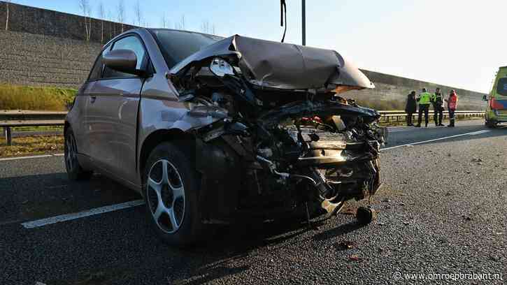 Ravage op A58 na botsing, betrokken bestuurder heeft geen geldig rijbewijs
