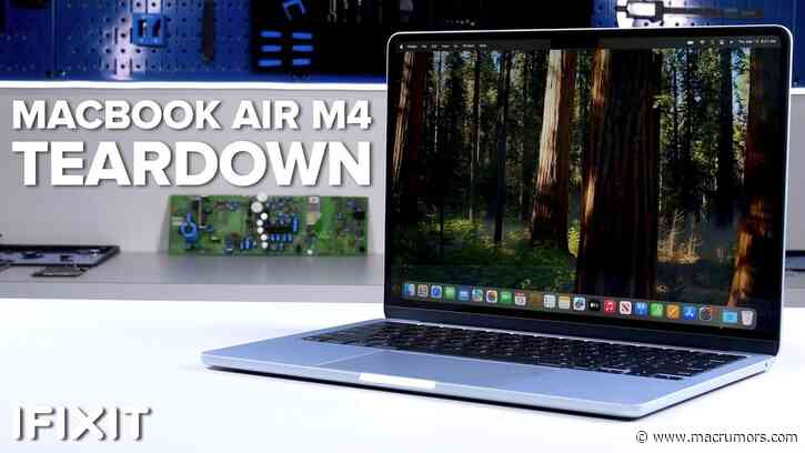 Here's a Look Inside the New M4 MacBook Air