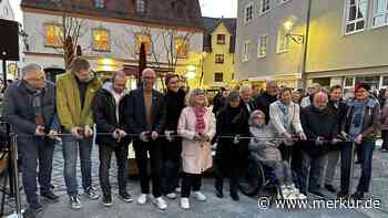 Umgestalteter Weinmarkt in Memmingen feierlich eröffnet