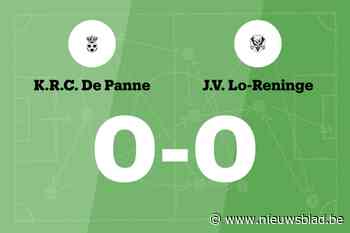 RC De Panne maakt met gelijkspel einde aan zegereeks JV Lo-Reninge