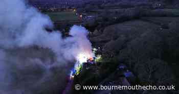Thatched cottage 'destroyed' in large fire