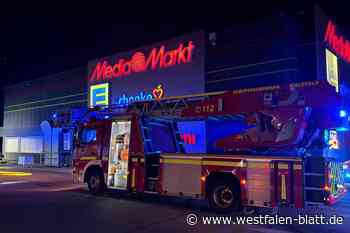 Feuer im Bielefelder Mediamarkt