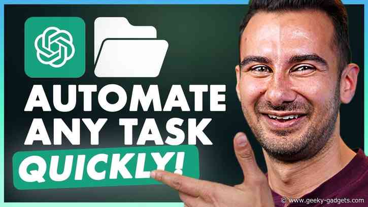 ChatGPT Projects for Beginners : 5 Great Automation Examples for 2025