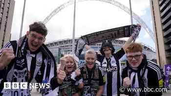 Excitement as Newcastle fans prepare for cup final