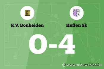 Scheers maakt twee goals voor Heffen in wedstrijd tegen Bonheiden B