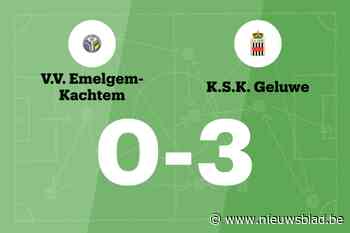 Vanhee scoort twee keer voor SK Geluwe in wedstrijd tegen VV Emelgem-Kachtem