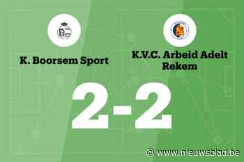Boorsem B en Rekem delen de punten