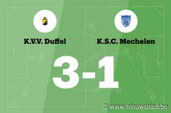 Overduidelijke winst voor VV Duffel tegen SC Mechelen