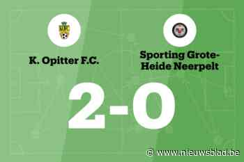 Opitter wint thuis van Grote Heide