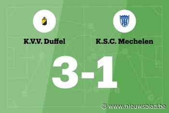 Overduidelijke winst voor VV Duffel tegen SC Mechelen