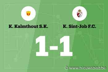 Kalmthout en Sint-Job spelen 1-1