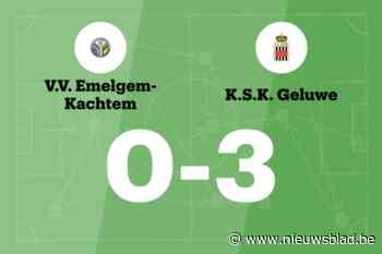 Vanhee scoort twee keer voor SK Geluwe in wedstrijd tegen VV Emelgem-Kachtem