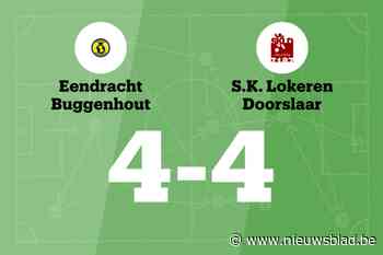 Gelijkspel voor Eendracht Buggenhout thuis tegen SKL Doorslaar B
