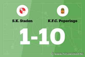 Doelpuntenfestijn bij FC Poperinge tegen SK Staden B