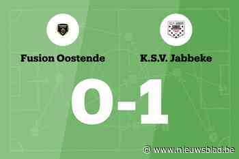 Vanhecke is goud waard voor SV Jabbeke B tegen Fusion Oostende
